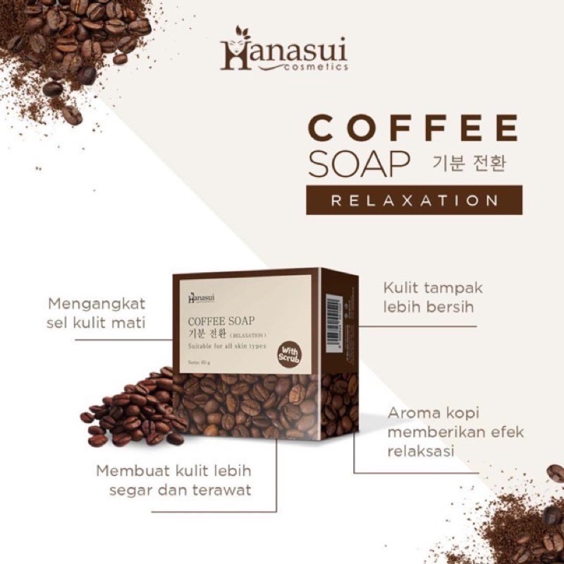 MFI - HANASUI BAR SOAP SABUN HANASUI BPOM 60 GRAM