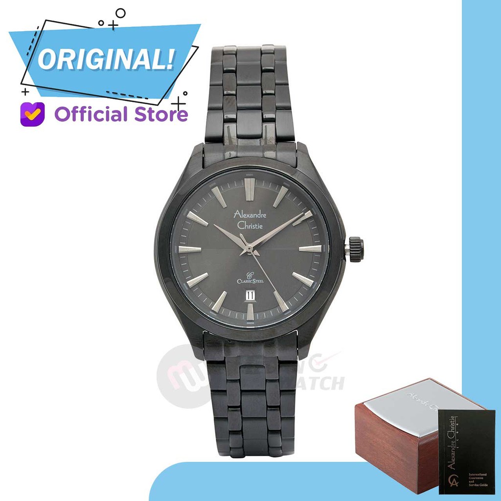 Jam Tangan Wanita Analog Alexandre Christie 8646LD AC8646 AC 8646 LD 8646 LDBIPBA Original Garansi R