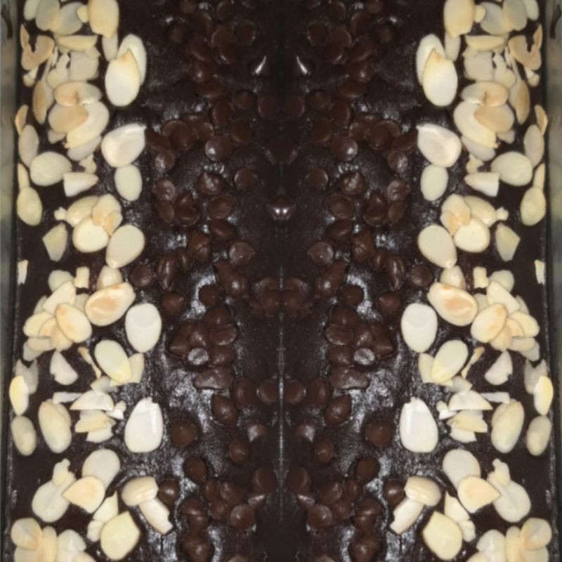 

Brownies kopi low sugar topping by request
