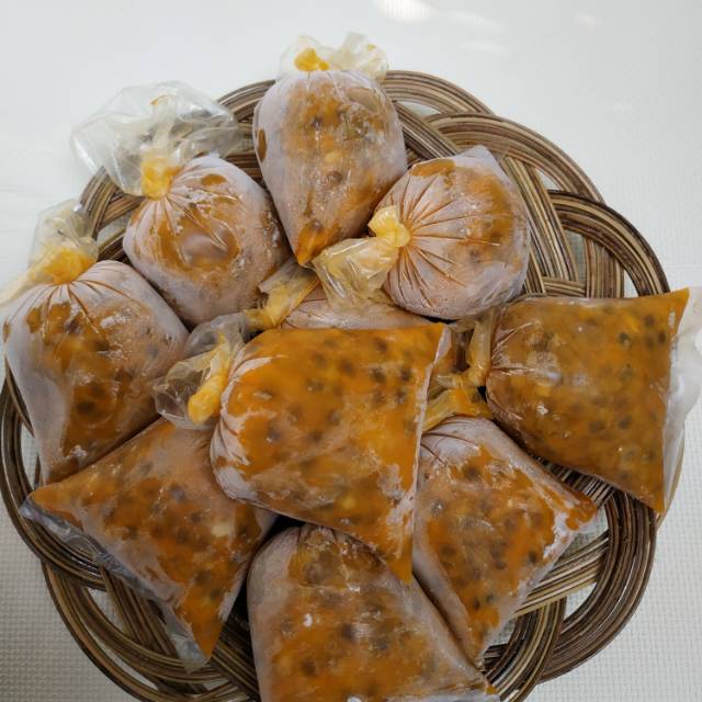 Buah Markisa Segar Frozen l Buah Markisa Beku 1000 gr