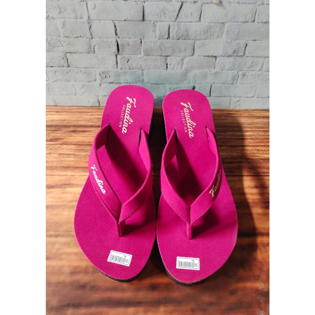 Sandal Wedges Jepit Faudina