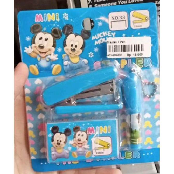 

Set Staples + Isi Stapler dan PULPEN KARAKTER