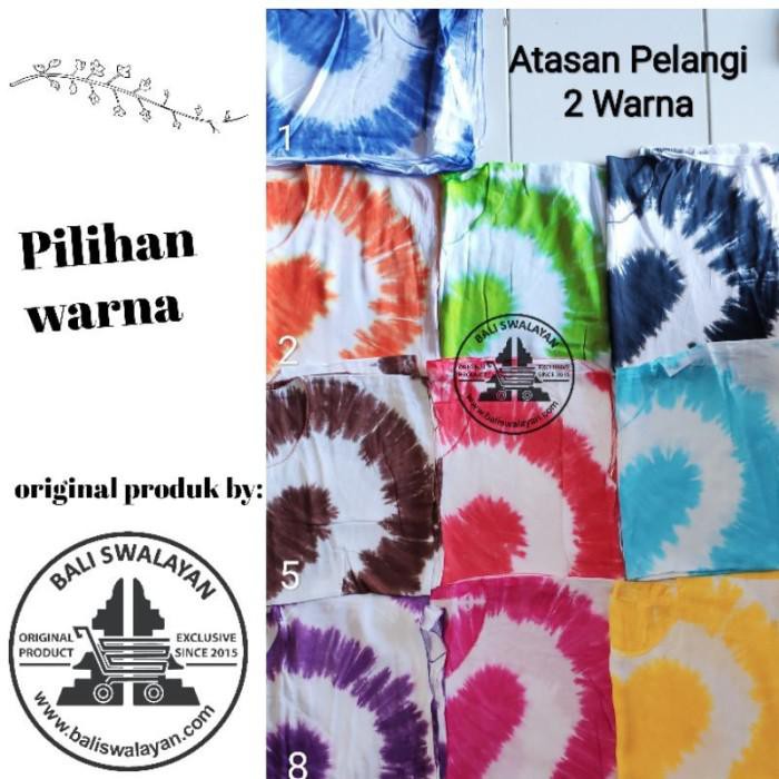 Atasan Pelangi Bali 2 Warna | Baju Pelangi | Kaos Pelangi Bali - Navy