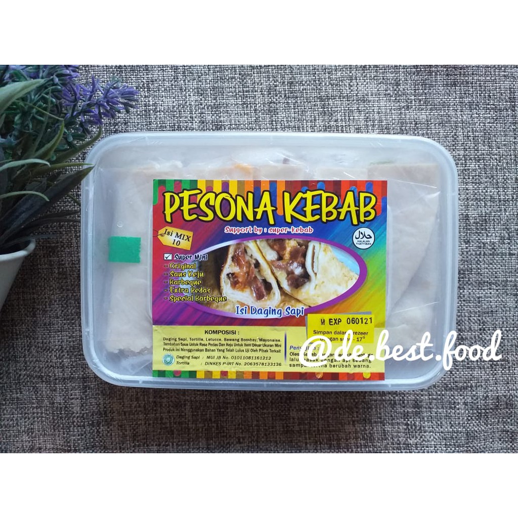 

Pesona Kebab Mini 10pcs rasa MIX