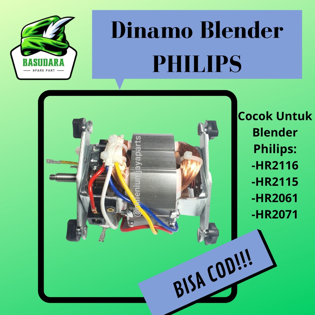Dinamo Blender Philips HR-2061 / 2071 / Motor Blender HR-2115 / 2116 - MIX / Dinamo Mesin Motor Blen