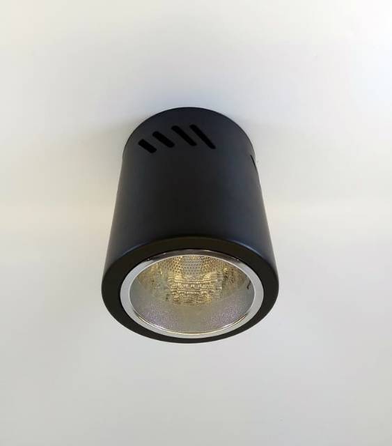 Downlight bulat 3&quot; hitam /Lampu downlight bulat