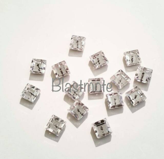 Payet batu kristal / Rhinestone Square 8mm