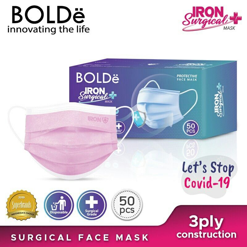 Bolde Masker Iron Surgical