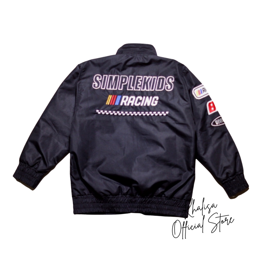 Outerwear Nascar Jacket Anak Japan Usia 3 s/d 10 Tahun Full Embroidery Patch