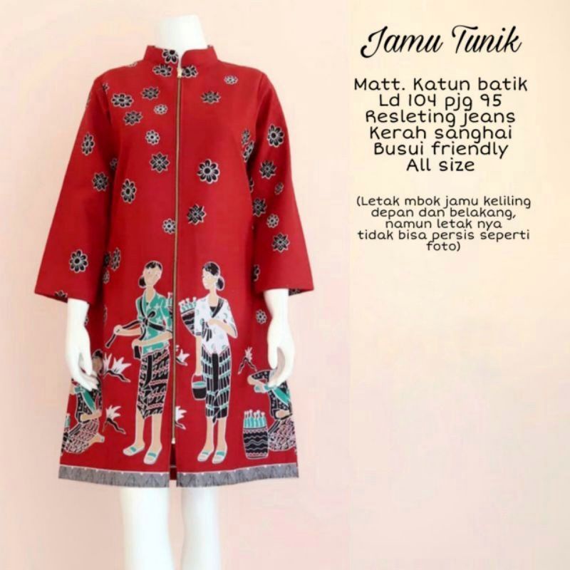 Tunik Batik Mbak Jamu Kembar