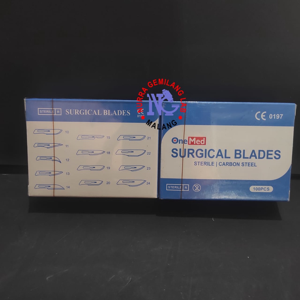 Surgical Blade Pisau Bedah Onemed No 10 13 14 18 Steril