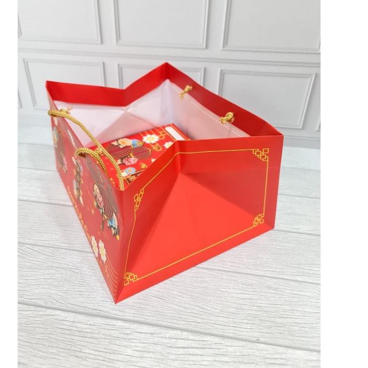 

BISA COD Paperbag Imlek Size 27x22, T 15cm / Packaging Chinese New year