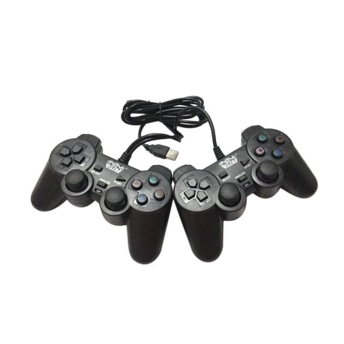 STICK STIK GAMEPAD DOUBLE BLACK / TRANSPARANT M-Tech USB