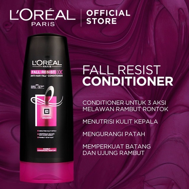 LOREAL FALL RESIST 3X CONDITIONER 165ml