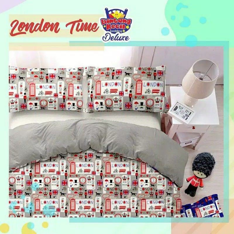 Sprei London Bendera Inggris Amerika Paris