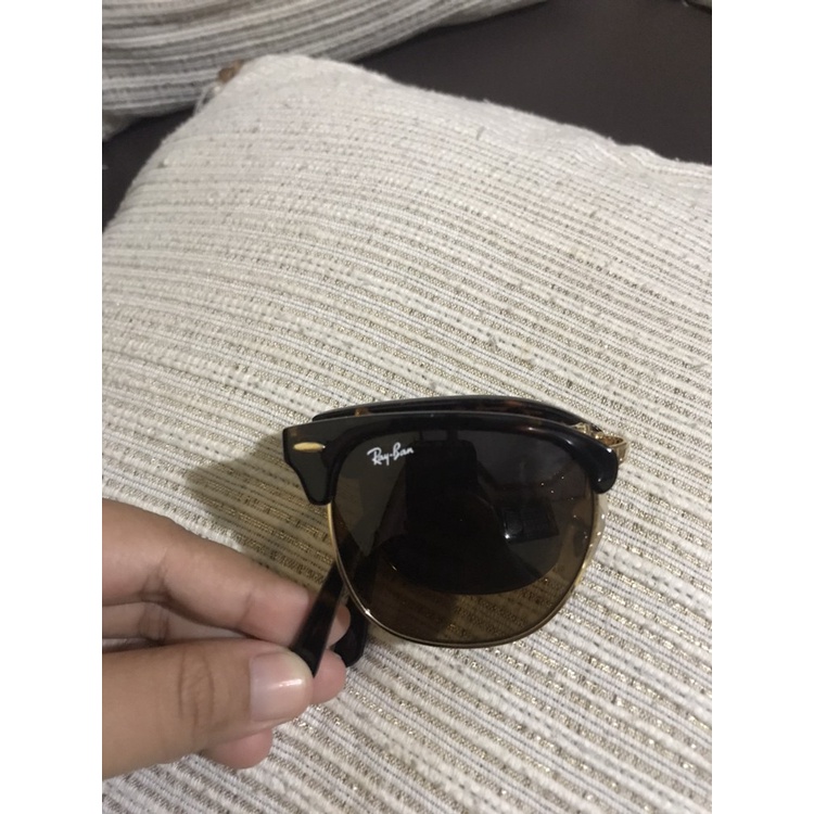 Kacamata rayban clubmaster folding ori (lensa minus)