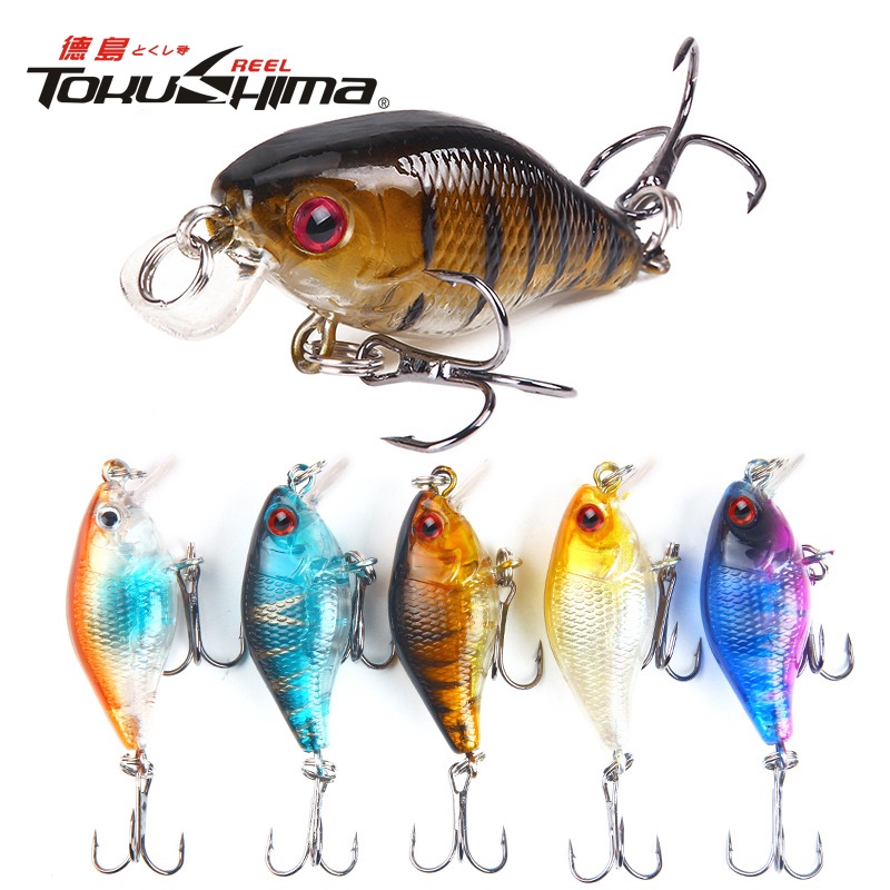 Umpan Mancing Mini Minnow Lure 1Pcs 4cm/4.6g Fish bait Buzz Bait Lure Gewang Spinner Bait CrankSet Fishing Accessories SwimBait Lure Plastic Bait Fishing Bait Set Fishing Gear Top Water Lure Lure For Fishing Floating Fishing Lure CrankBait Fishing Bait