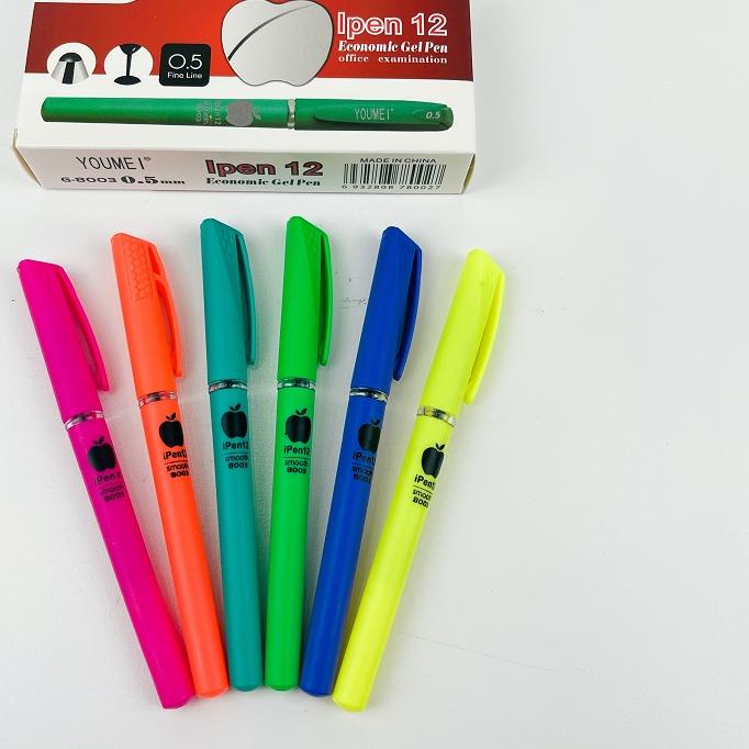 

❤[Layak Dibeli!!!]❤ SELUSIN PULPEN IPEN 12 YOUMEI / APPLE PEN / GEL PEN YOUMEI produck terbaik