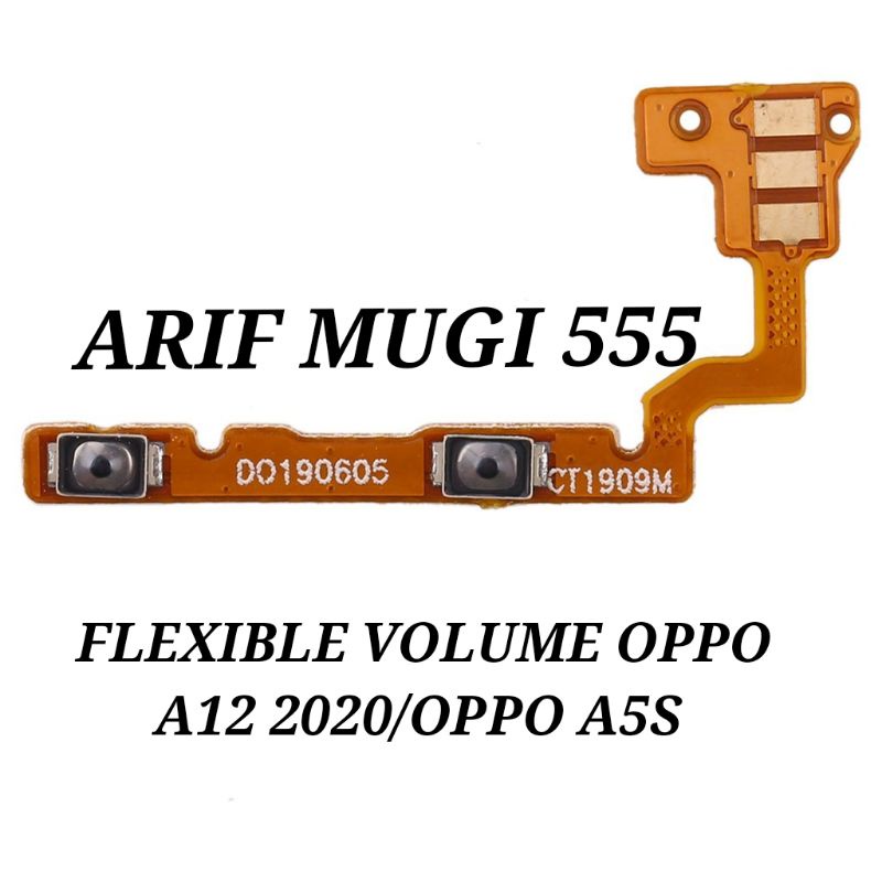 Flexible Flexible Tombol Volume Power Oppo A12 2020 Original