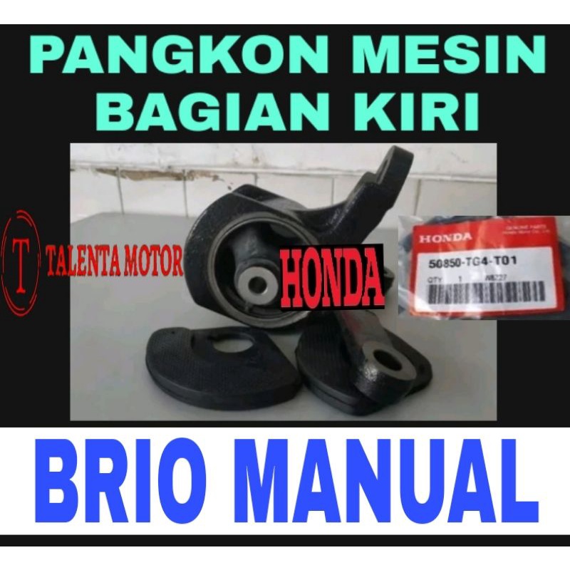 PANGKON MESIN KIRI BRIO 1.2 MANUAL TAHUN 2014 2015 2016 2017 ENGINE MOUNTING LH BRIO 1200C