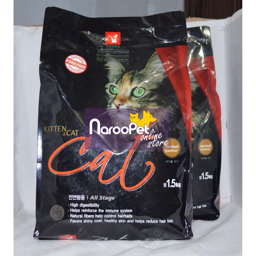 Makanan Kucing Premium Cat Food Cats Eye 1 5kg Shopee Indonesia