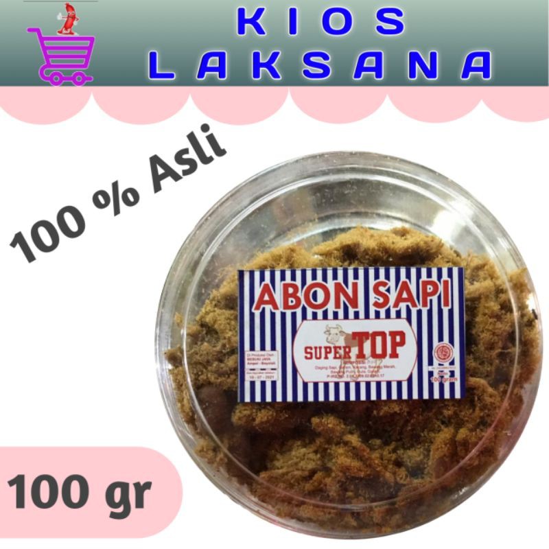 

Abon Sapi Asli 100g Kemasan Toples