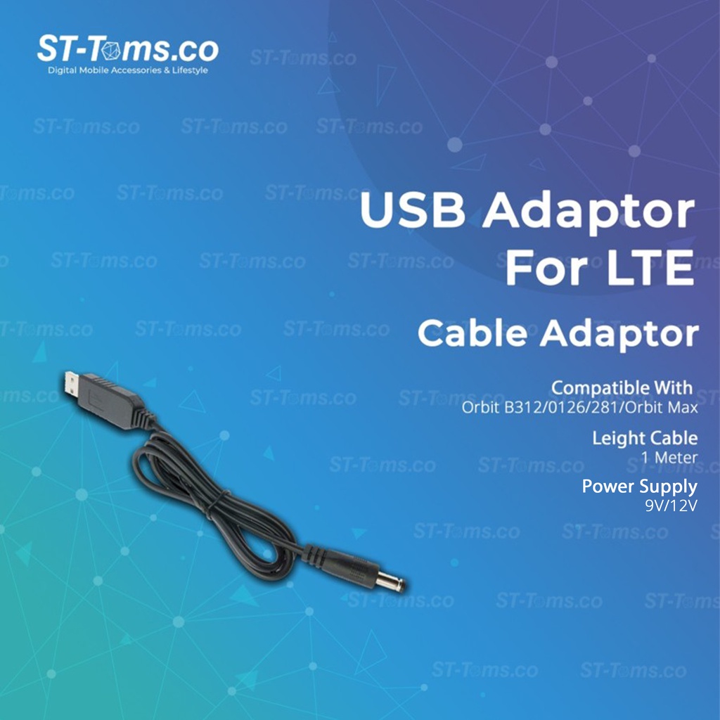 Cable USB Power For LTE Modem Orbit B312/0126/281/Orbit Max