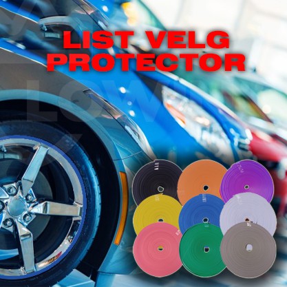 TRIM STRIP / LIST VELG MOBIL / UNIVERSAL WHEEL VELG PROTECTOR 8 METER