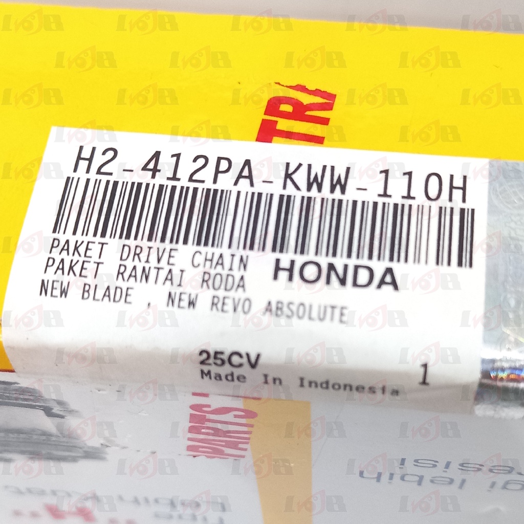 Aspira GearSet Blade New Revo 110 Kode KWW Drive Chain Rantai Roda Gir Depan Gear Belakang Motor