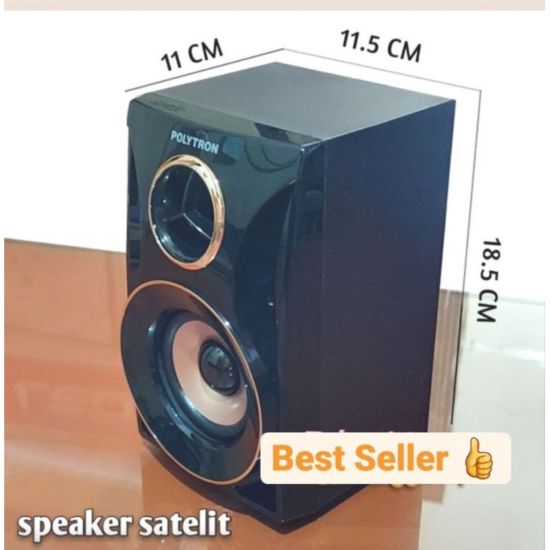 POLYTRON  Multimedia Audio Speaker PMA 9310/BG Bluetooth EXTRA BASS  Garansi RESMI Original