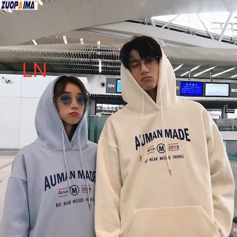 Hoodie Human Made Bigsize (S M L XL 2XL 3XL 4XL 5XL 6XL) Jumper Sweater Korean Style Unisex