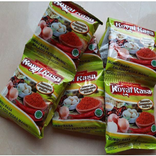 

Royal Rasa Balado pedas manis 100g - Satu renceng