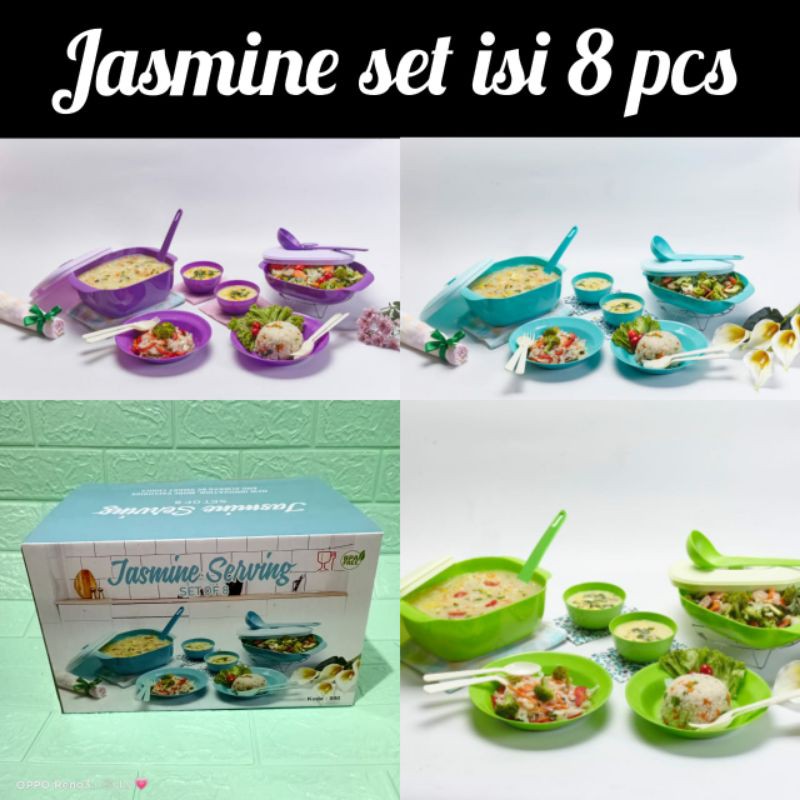 Jasmine set 8pcs prasmanan