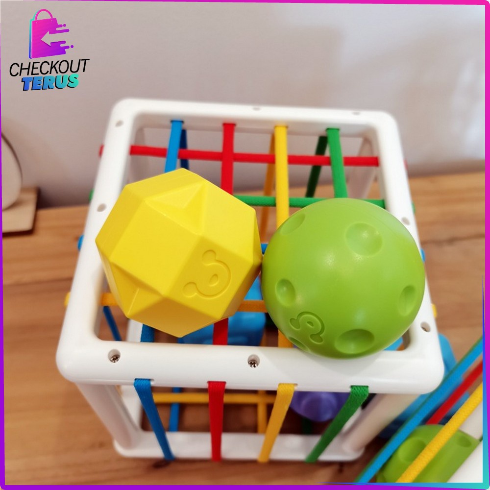 CT M196 Mainan Rainbow Puzzle Kerincingan Bayi Game Montessori Mainan Edukasi Anak Sorting Puzzle Baby Toys