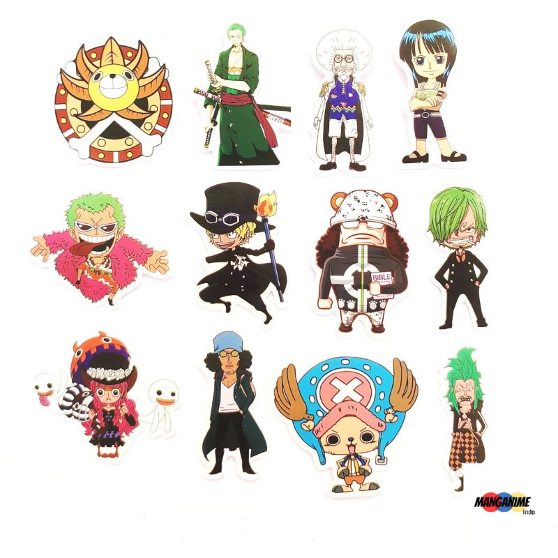 Merchandise Anime One Piece Sticker Pack Vol 3 - Sticker Anime One Piece