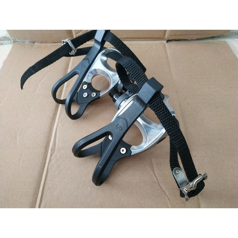 SP22D Pedal Toeclip VP Fixie Fixed Gear Putih White