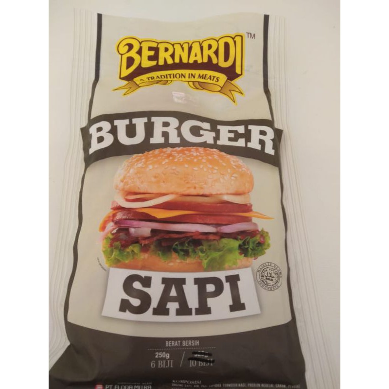 

Bernadi Beef Burger