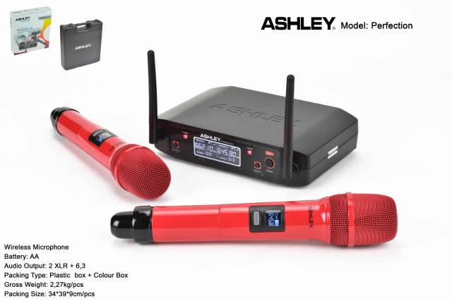 mic wireless Ashley perfection original