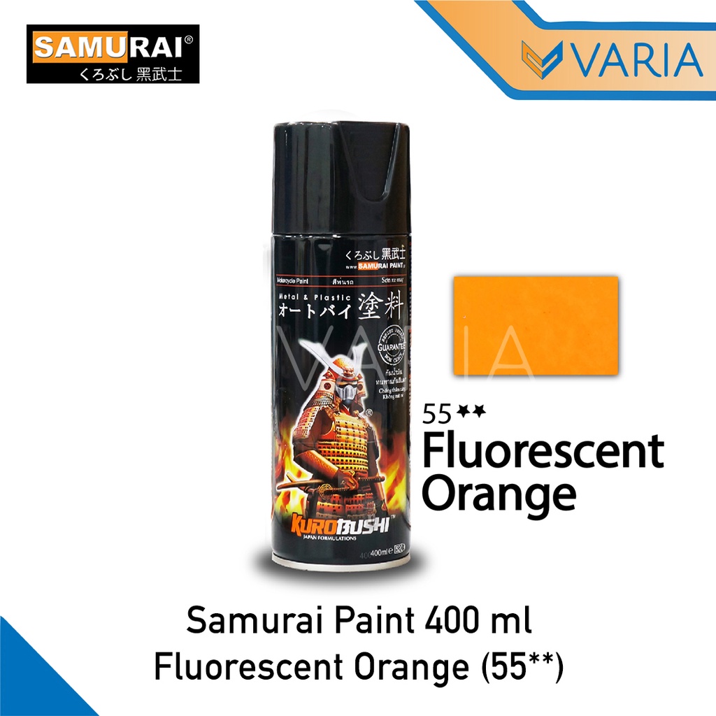 Samurai Paint Fluorescent Orange Stabilo 55 Cat Aerosol 400 ml