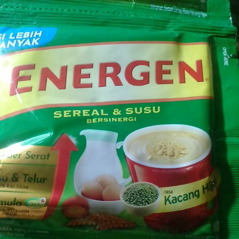 

Energen rasa Kacang Hijau