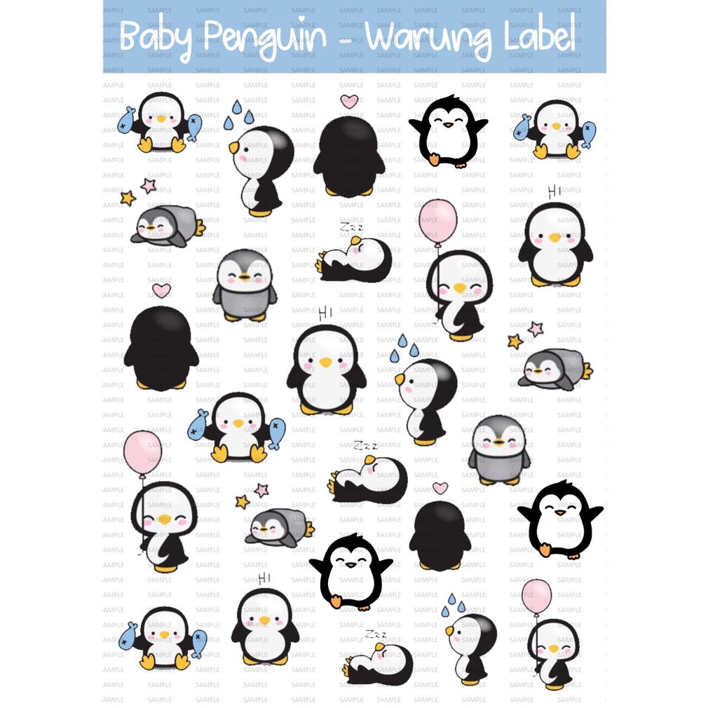 

Sticker baby penguin - sticker deco - bullet jurnal - sticker lucu - sticker murah - bujo