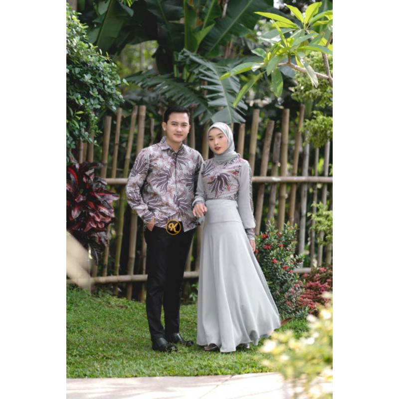 TERBARU DAN TERLARIS COUPLE GAMIS NETTY ORIGINAL KARYA BATIK PEKALONGAN HIGHQUALITY