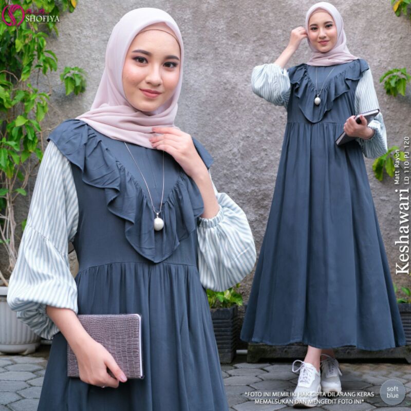 KESHAWARI, RENI,SAFIA  Midi Dress Ori by Shofiya