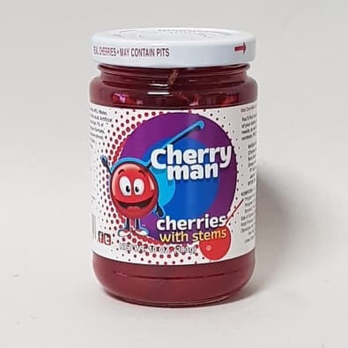 

Kalengbuah- Cherry Man Cherries With Stems 283 Gr -Buah-Kaleng.