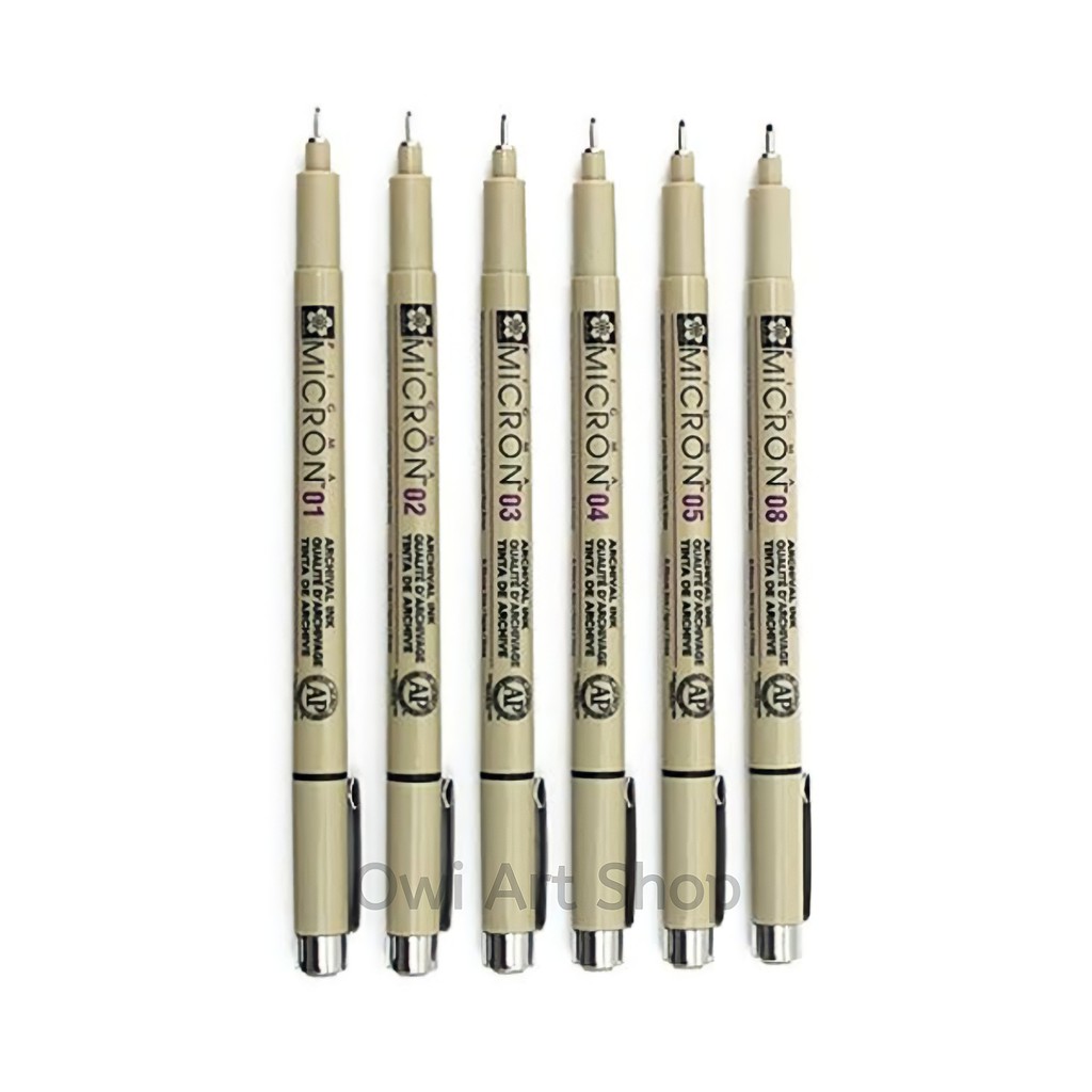 

Drawing Pen Sakura Pigma Micron - Black - 0.05-0.8