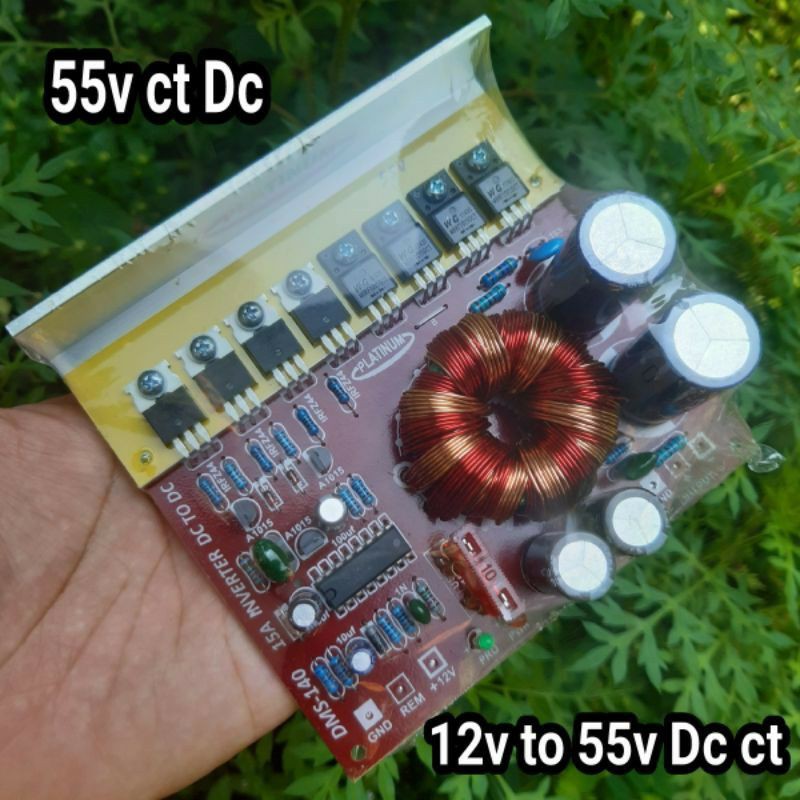 inverter 15A 12v to 55v ct 55v dc