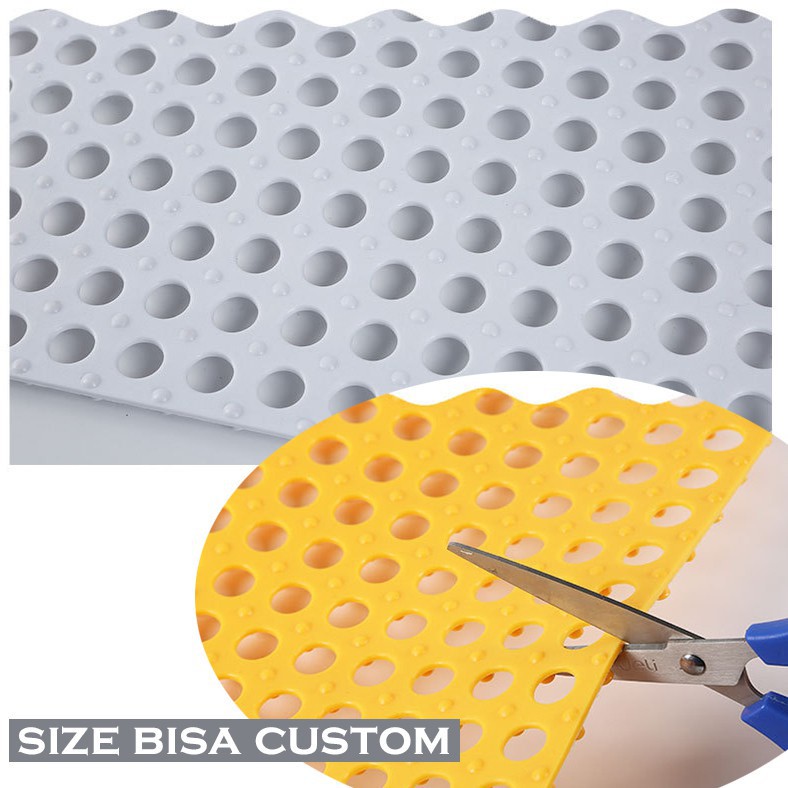 ⭐Bobastore⭐ R529 ALAS KANDANG KELINCI KUCING ANJING ALAS 30x30 POLKADOT - TATAKAN KANDANG KELINCI - FOOTREST KELINCI-3