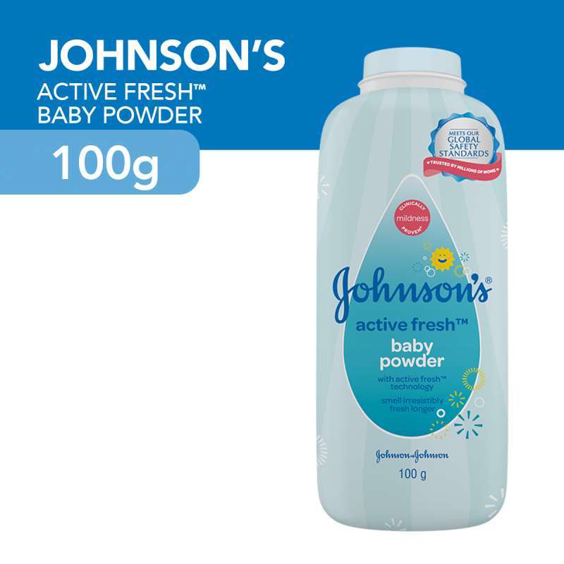 JOHNSONS BABY POWDER ACTIVE FRESH 100g BEDAK BAYI barcode 8850007014478