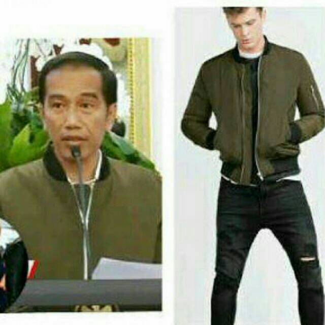 Jaket bomber jokowi