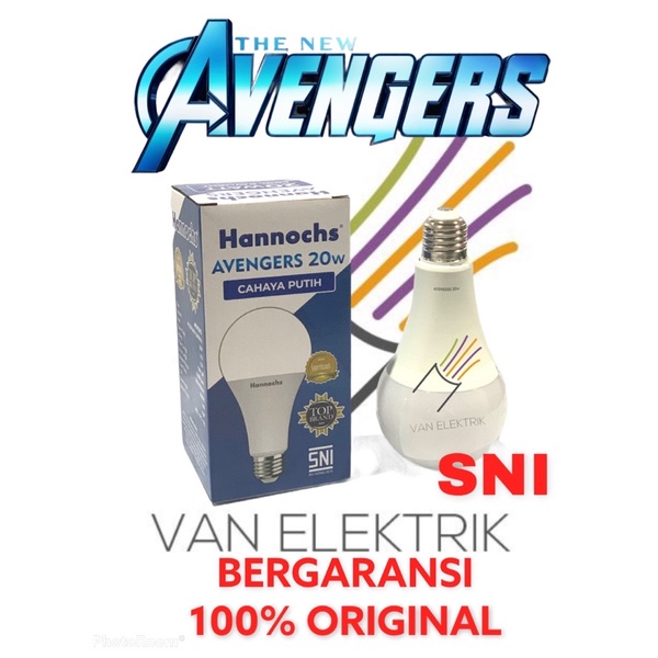 Lampu Led Hannochs Avengers 20 Watt / 20W Cool Daylight